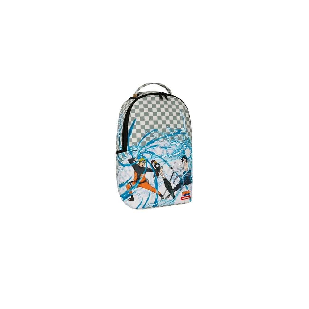 Sprayground Naruto Sasuke vs Naruto Power Checkered Backpack B4354